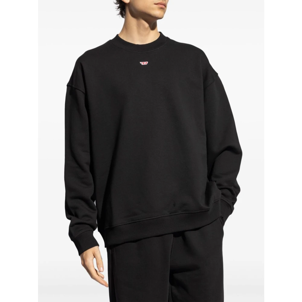 Diesel Stijlvolle Nero Sweatshirt voor Mannen Black Heren