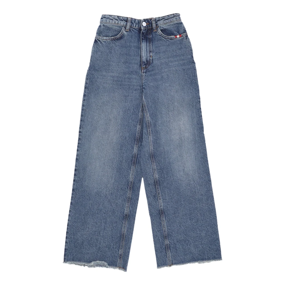 Amish Gebruikte Gesneden Denim Jeans voor Vrouwen Blue Dames