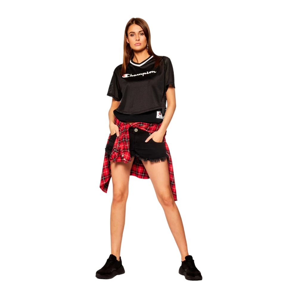 Champion T-Shirts Black Dames
