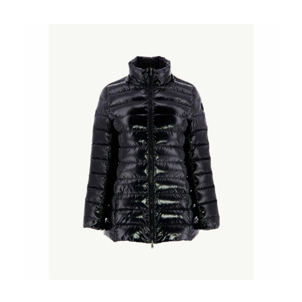 Jott Lilac Puffer Jas met Capuchon Black Dames