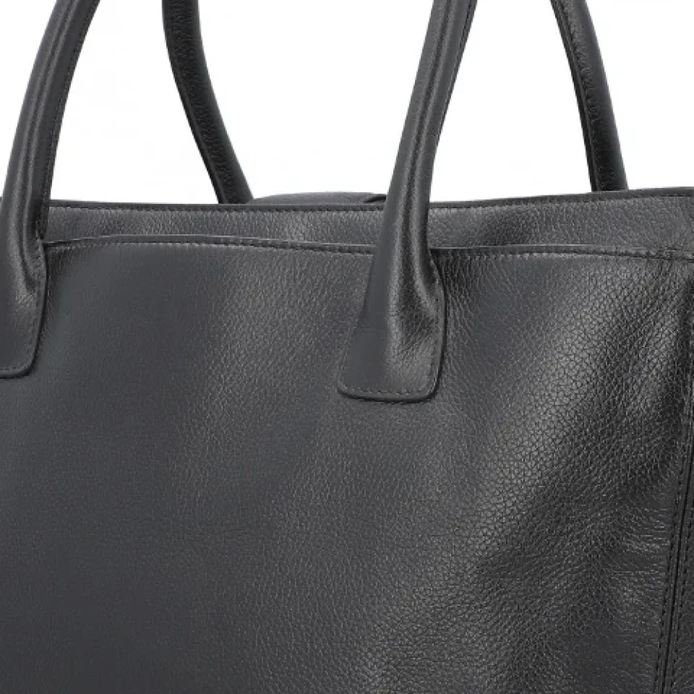 Chanel Vintage Pre-owned Leather chanel-bags Black Dames