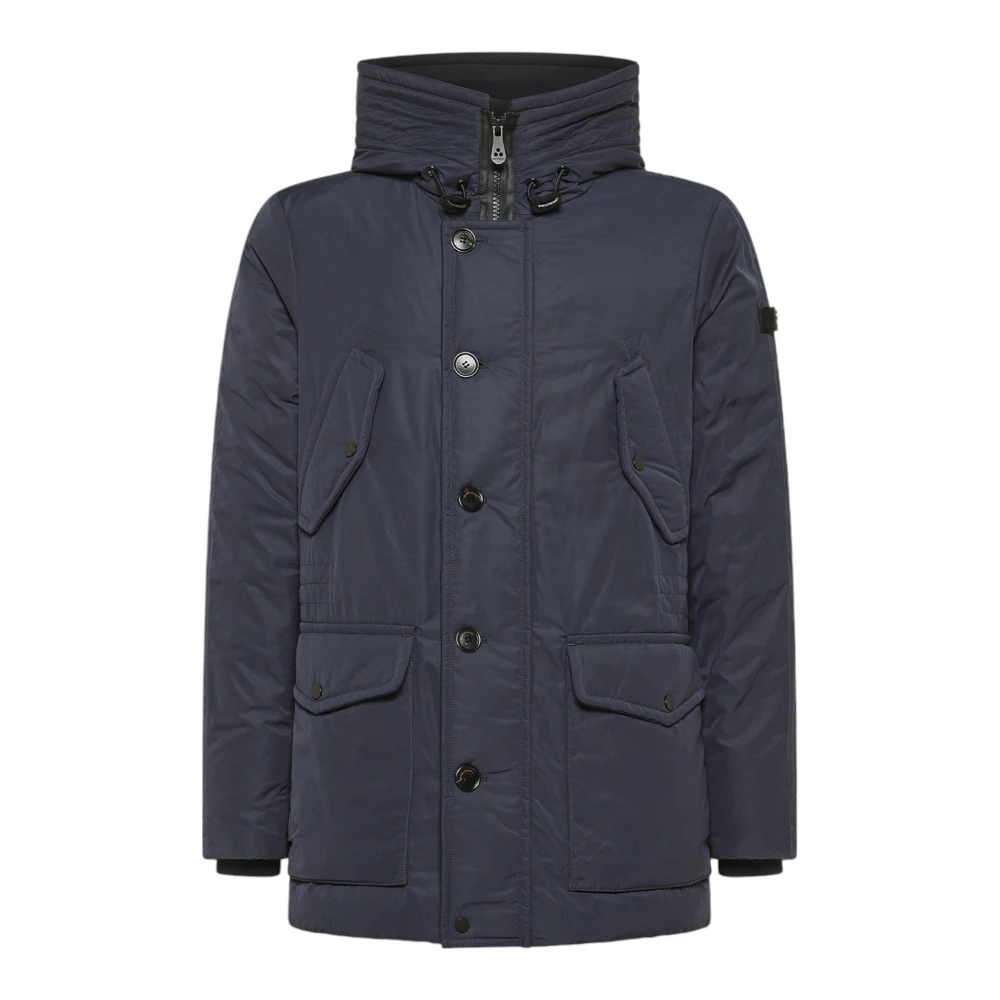 Peuterey Blauwe Winterjassen Blue Heren