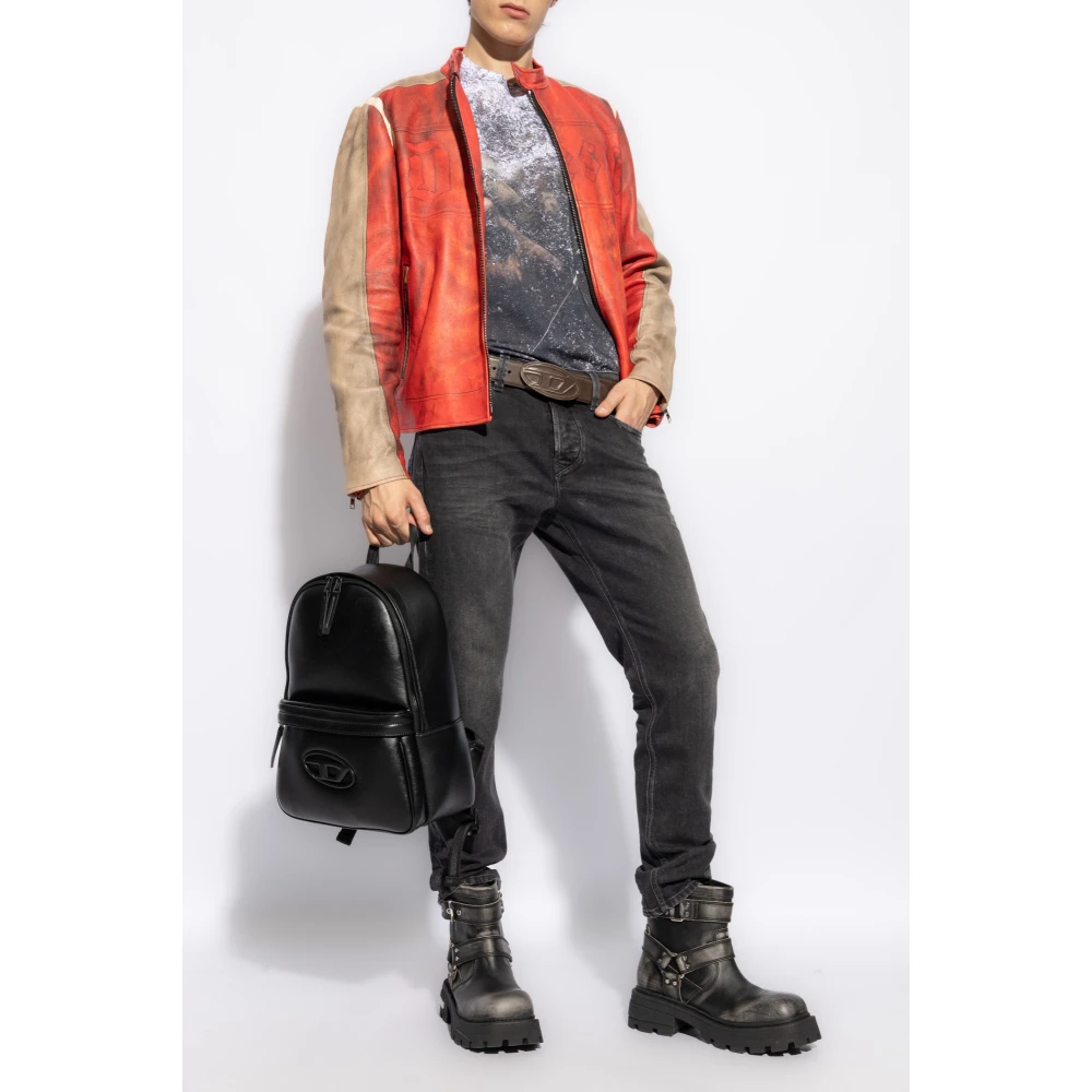 Diesel T-shirt `T-Boxt-Q21` Gray Heren