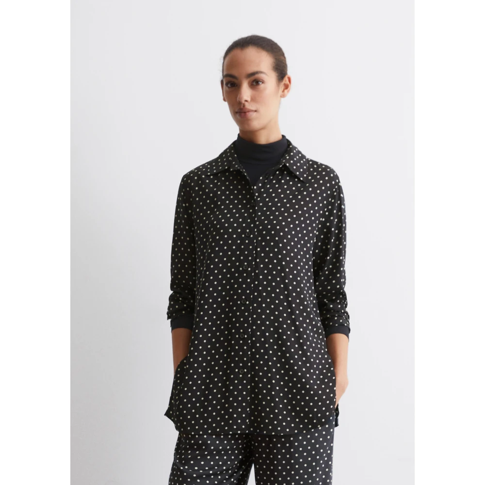 Marc O'Polo NorHeren lange blouse Black Dames