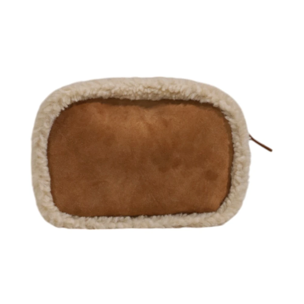 Coccinelle Shearling Eco Tas Herfst Winter Collectie Brown Dames