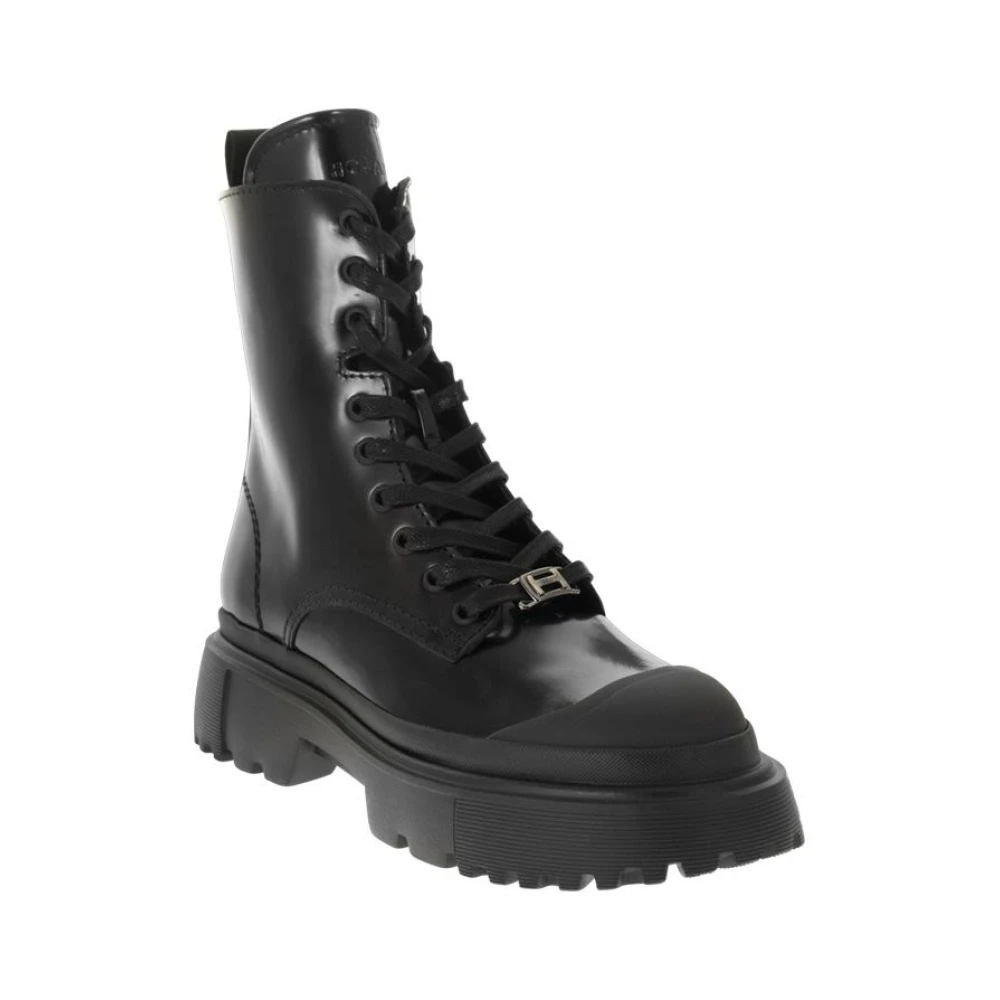 Hogan H619 Gevechtslaarzen Black Dames