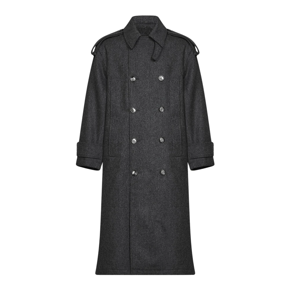 Ami Paris Uomo Grigio Cappotti, M, New,