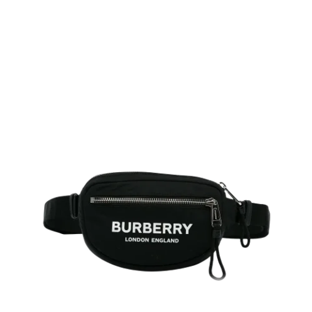 Burberry Vintage Pre-owned Nylon crossbody-bags Black Dames