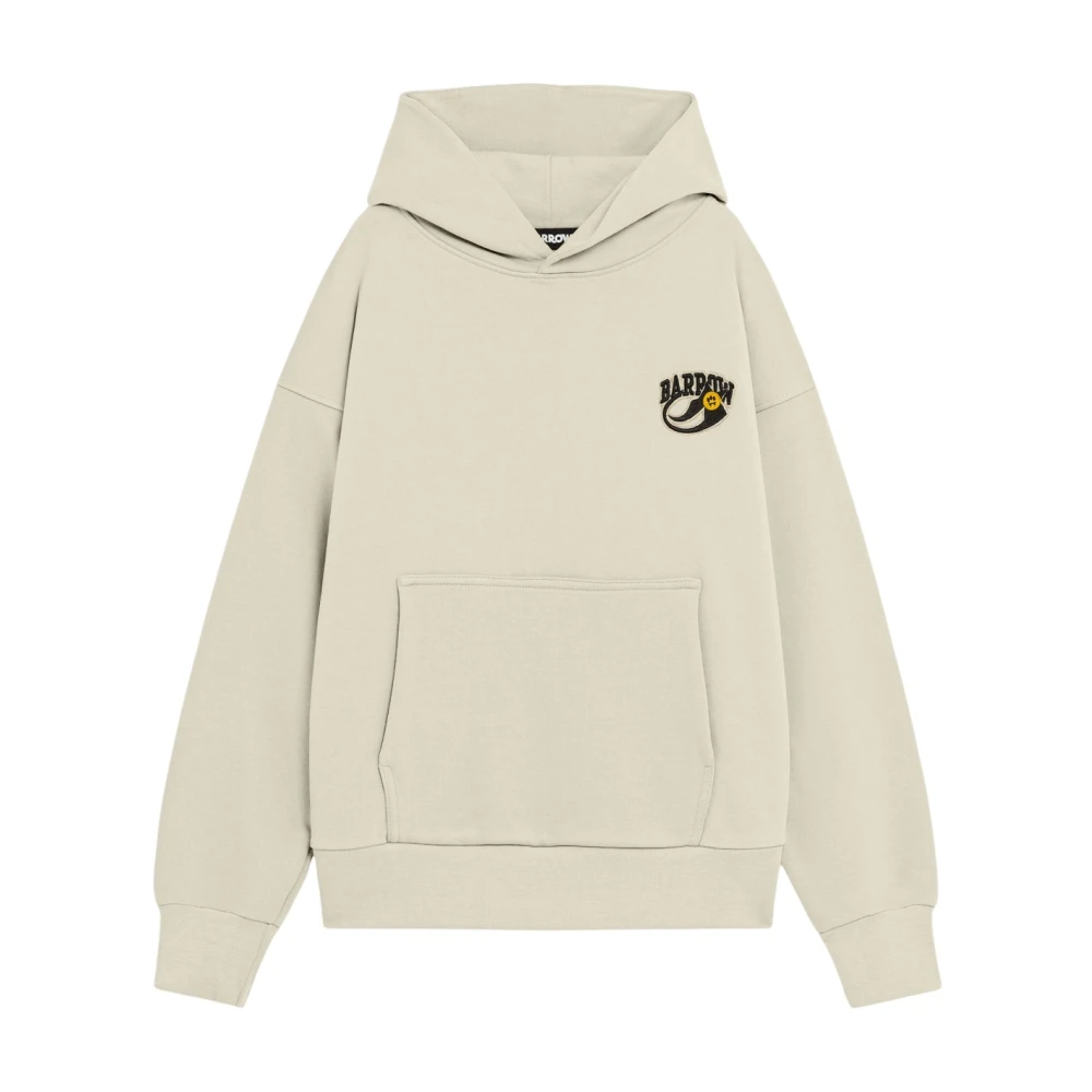 Barrow Men's Beige Hoodie - Hoodies - L - Sweatshirts & Hoodies