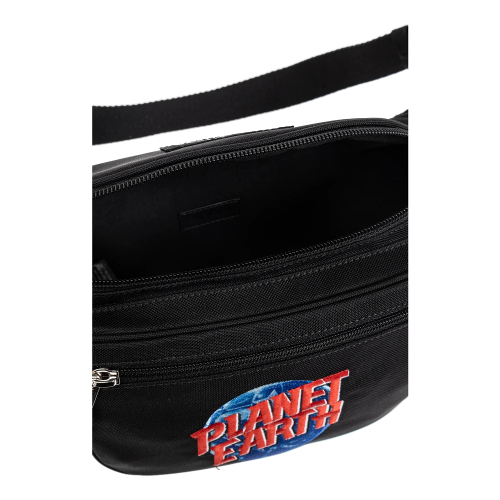 Balenciaga Belt bag "Planet Earth" Black Heren