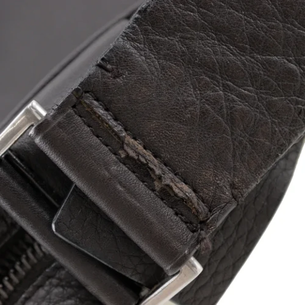 Prada Vintage Pre-owned Leather prada-bags Brown Dames