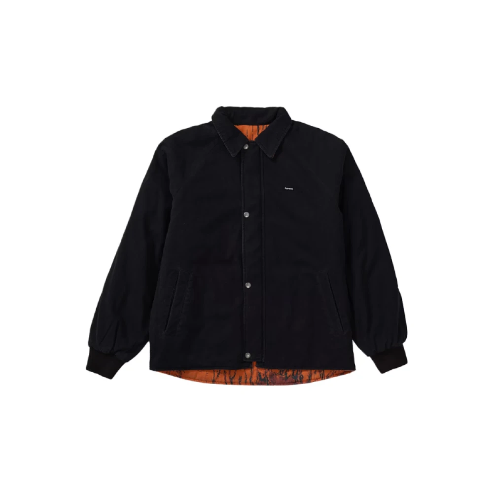 Supreme Omkeerbare werkjas in het zwart Black Heren