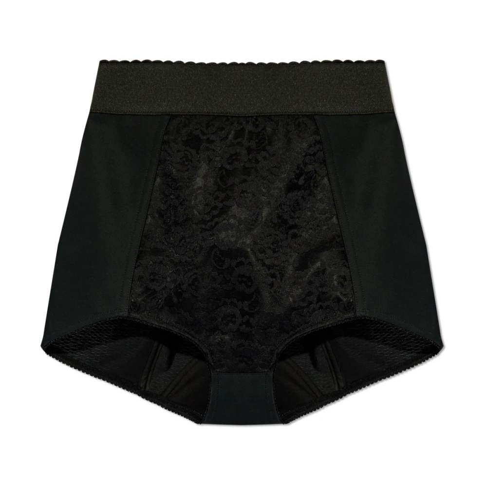 Dolce & Gabbana Hoge taille shorts Black Dames