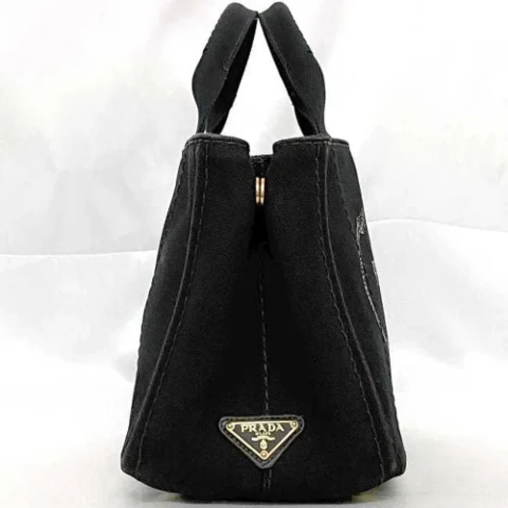 Prada Vintage Pre-owned Fabric prada-bags Black Dames