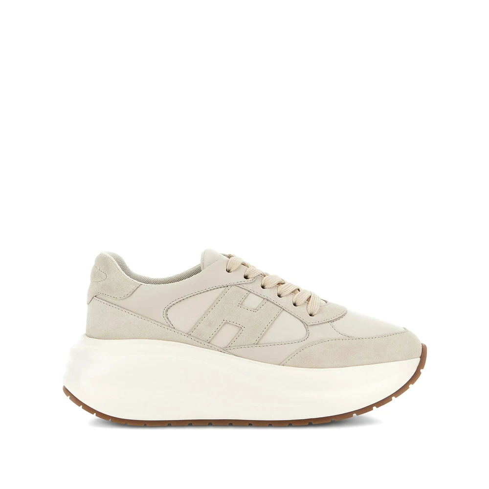 Hogan H696 Sneakers Dames Schoenen Beige