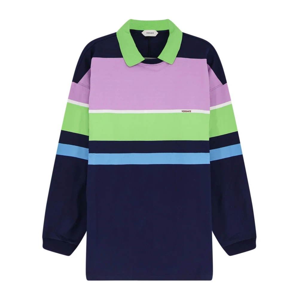 Versace Women's Multicolor Polo Shirts, Xs, Crew Neck Jumper