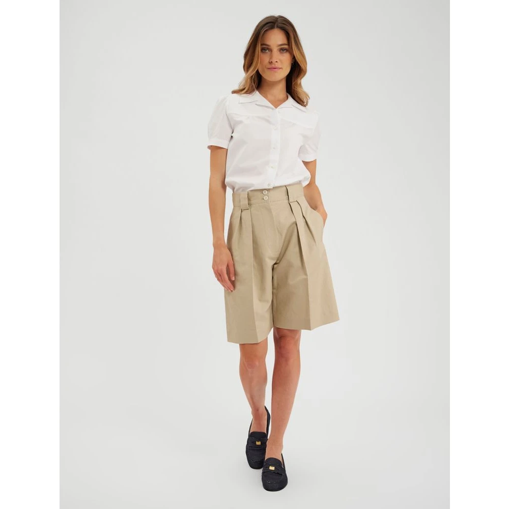 Ines De La Fressange Paris Odette Shorts Beige Dames