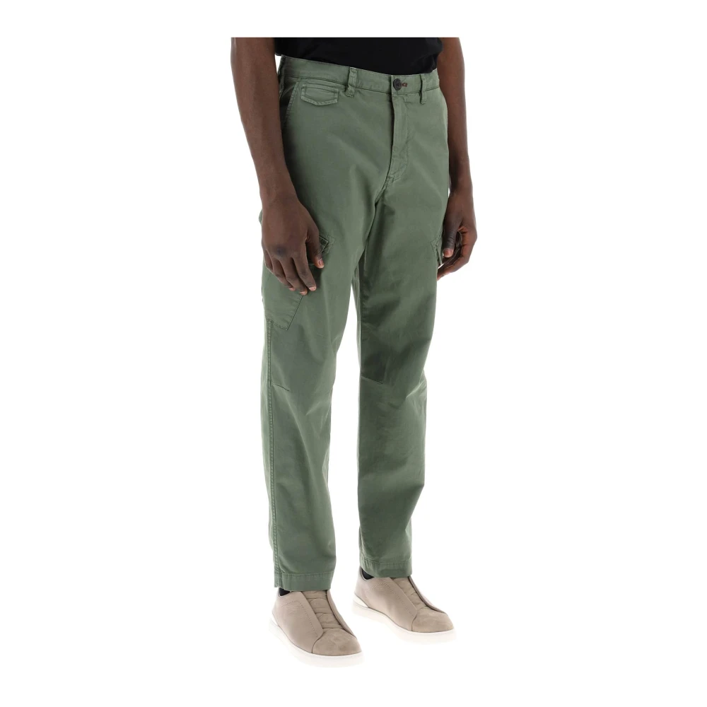 PS By Paul Smith Straight Trousers Green Heren
