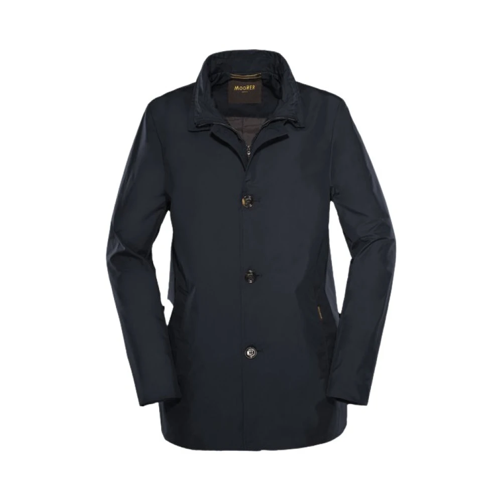 Moorer Men's Blue Coats - Single-Breasted Coats - 2XL - Coats