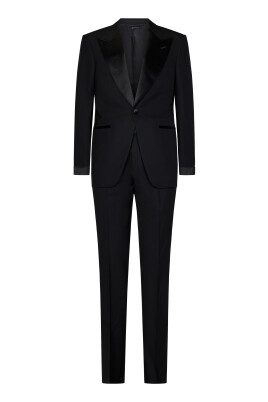 black-satin-blazer-and-trousers-set