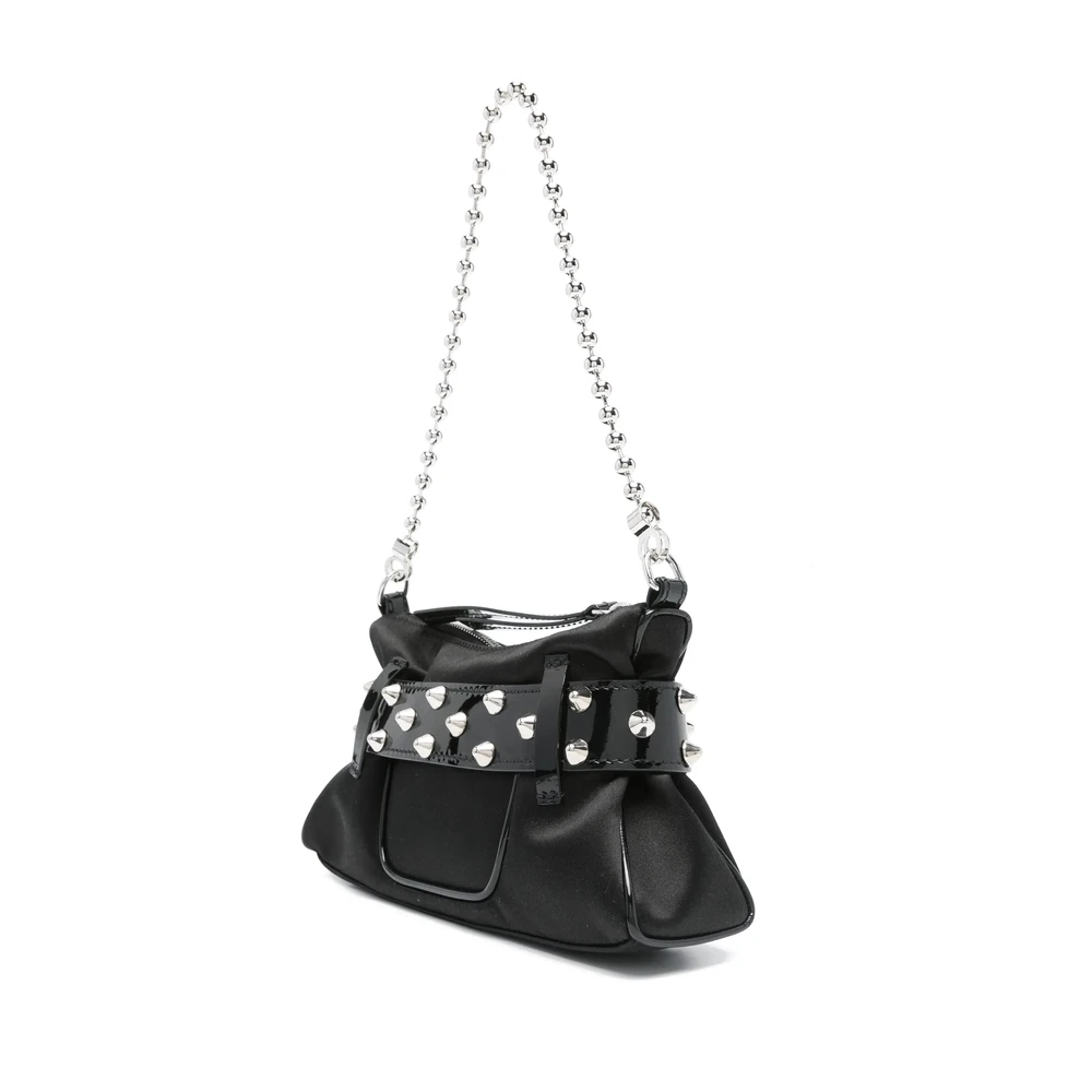 Dsquared2 Zwarte Crossbody Tas met Afneembare Bandjes Black Dames