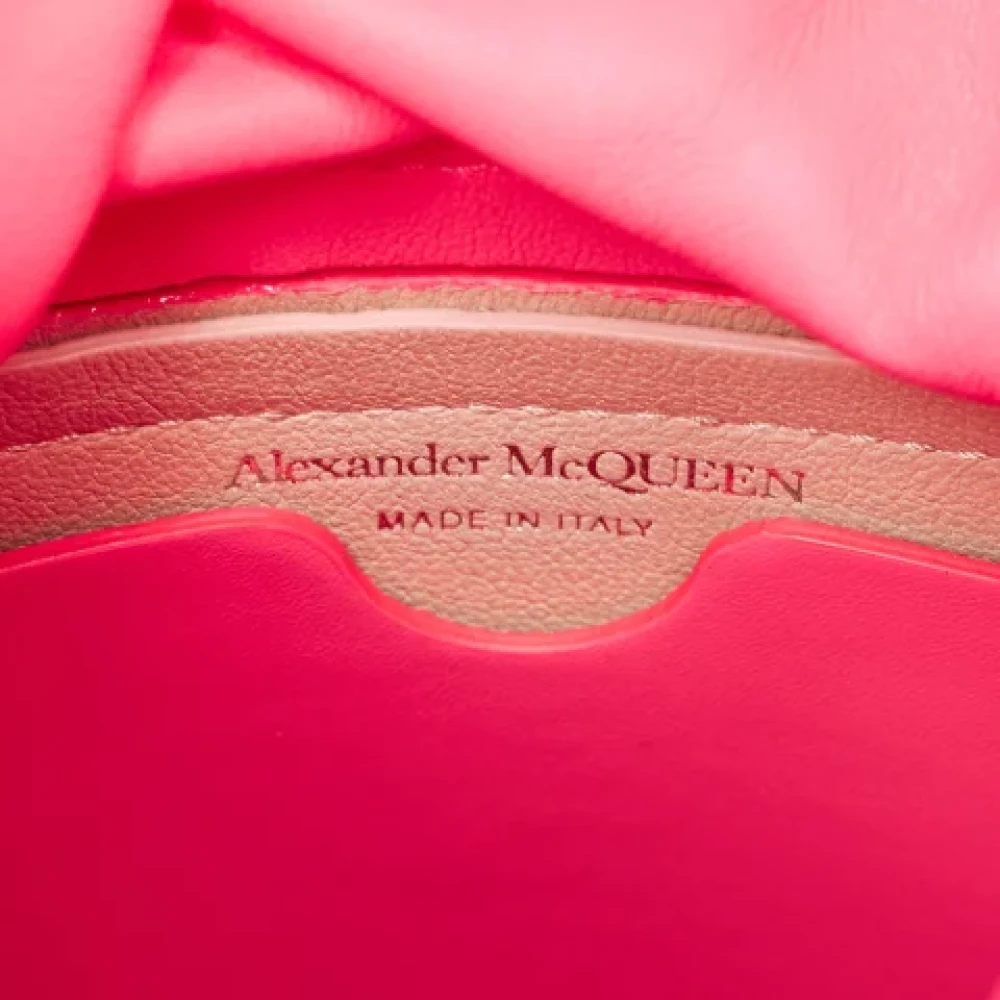 Alexander McQueen Pre-owned Leather shoulder-bags Pink Dames