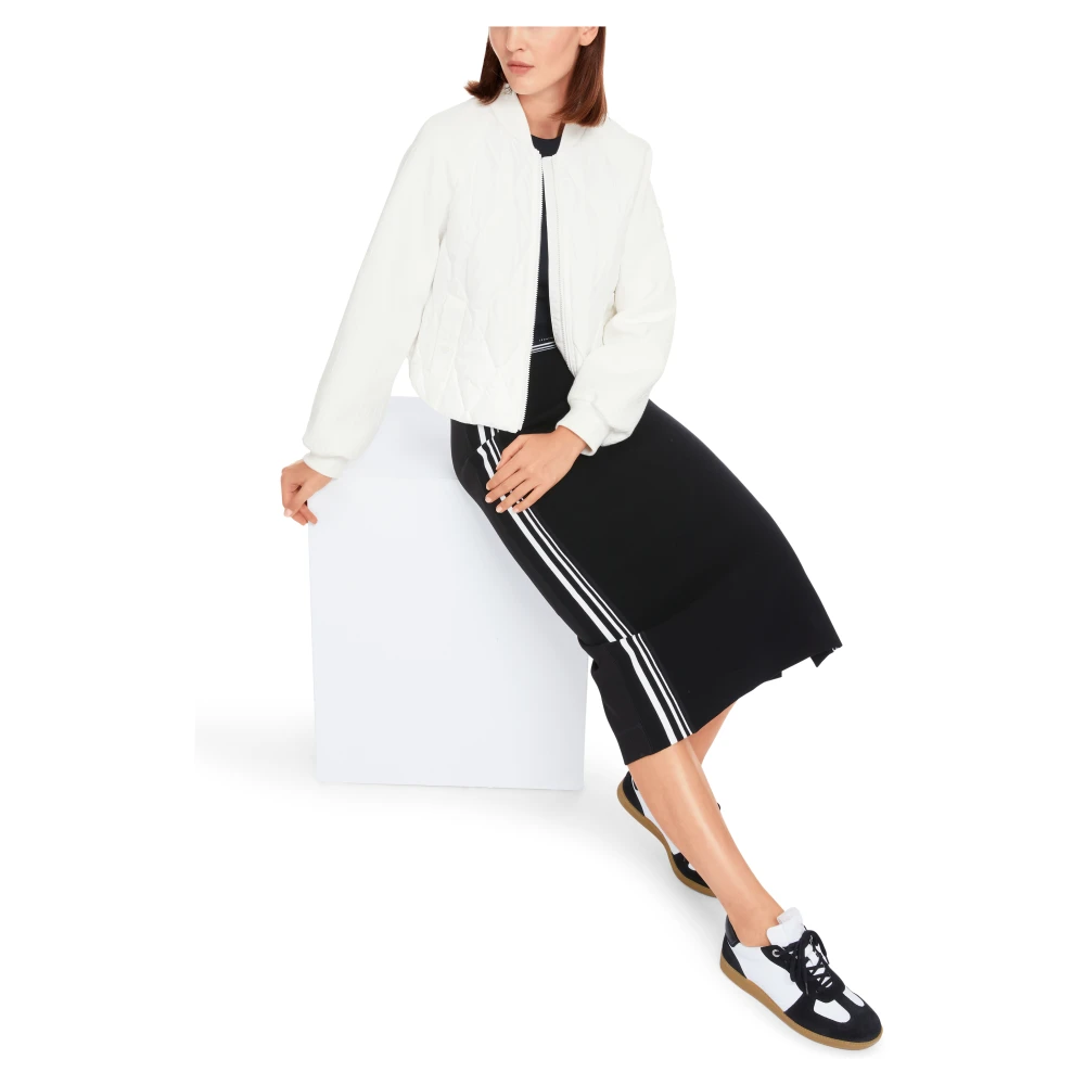 Marc Cain Oversized Cropped Jack Rethink Together White Dames