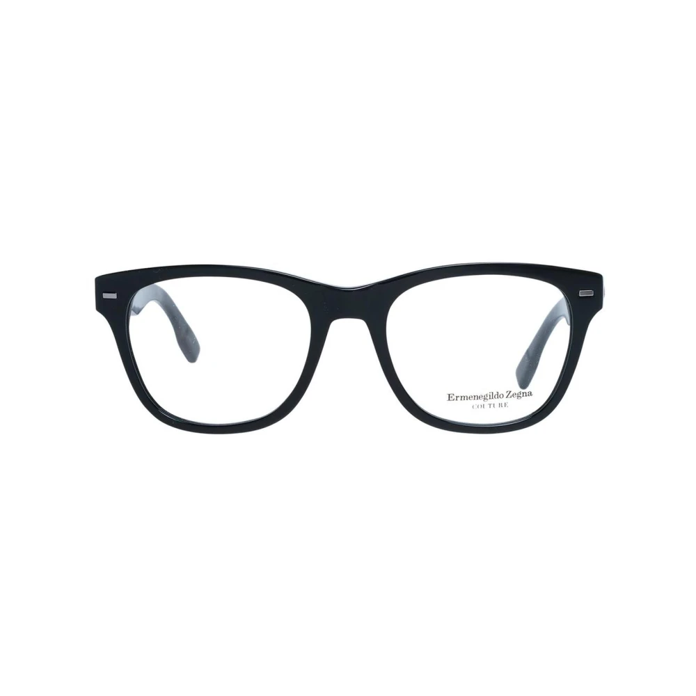 Ermenegildo Zegna Zwarte Heren Optische Frames met Demo Lenzen Black Heren