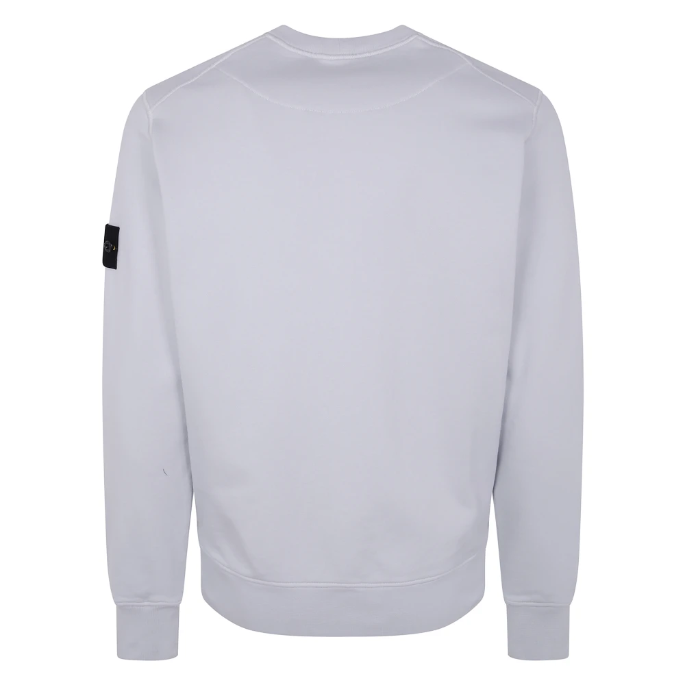 Stone Island Casual Katoenen Sweatshirt voor Mannen Blue Heren