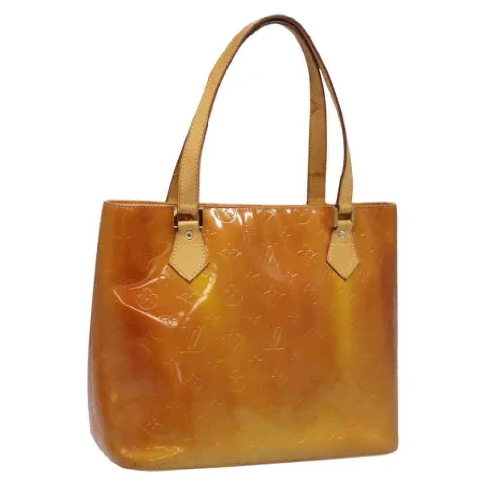 Louis Vuitton Vintage Pre-owned Leather handbags Beige Dames