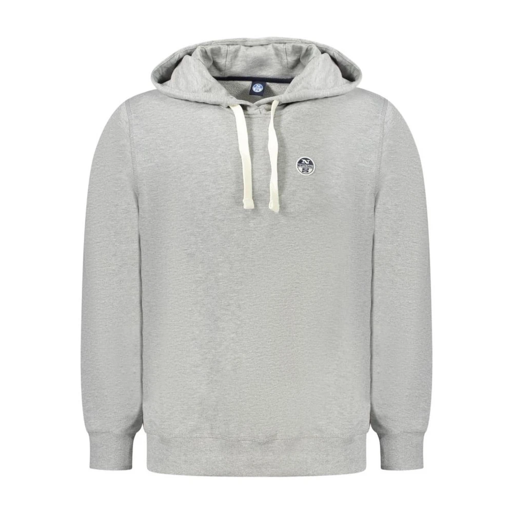 North Sails Grijze Katoenen Crew Neck Sweater Gray Heren