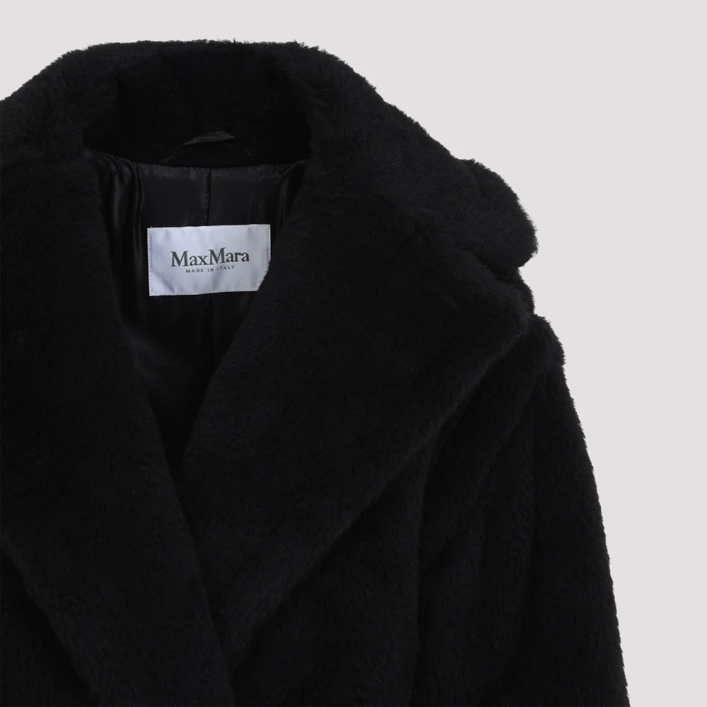 Max Mara Korte Zwarte Teddyjas Black Dames