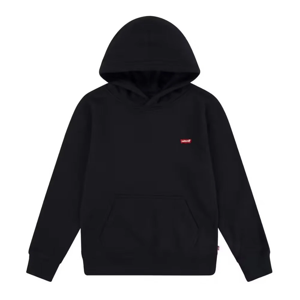 Levi's Boys Black Kids Sweatshirts, 6 Y, Felpa