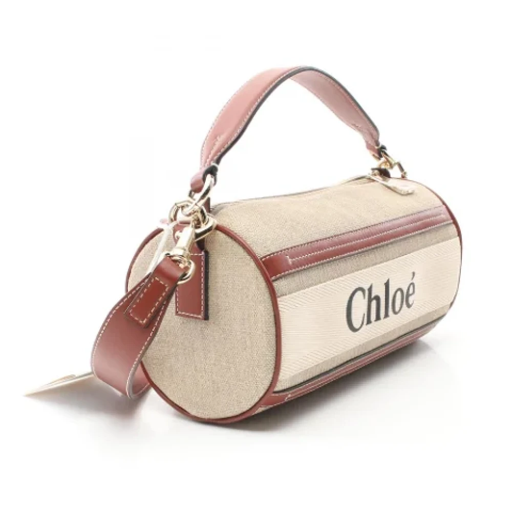Chloé Pre-owned Leather handbags Beige Dames