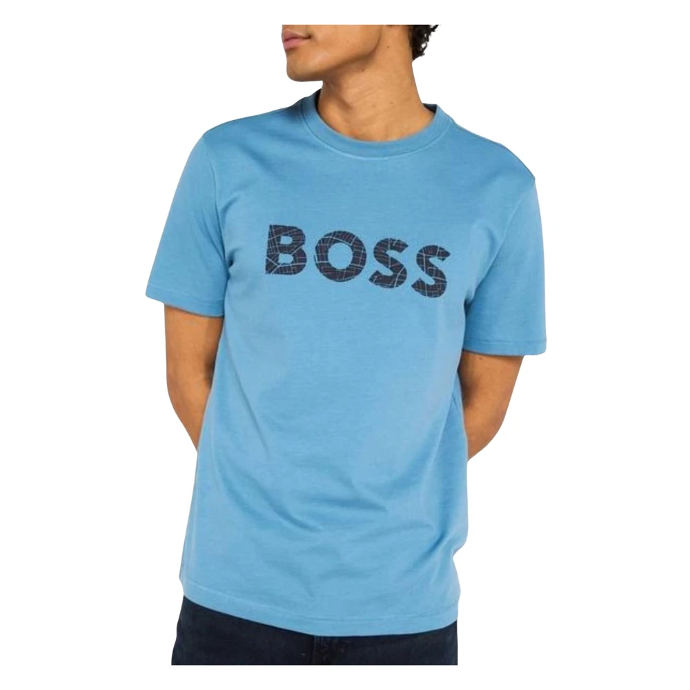 Hugo - Tops > T-Shirts - Blue - Hugo - Modalova