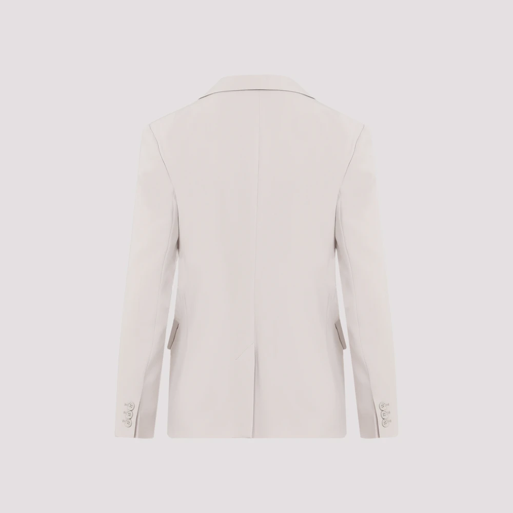 Max Mara Elegante Cady Jacket in Ecru Beige Dames