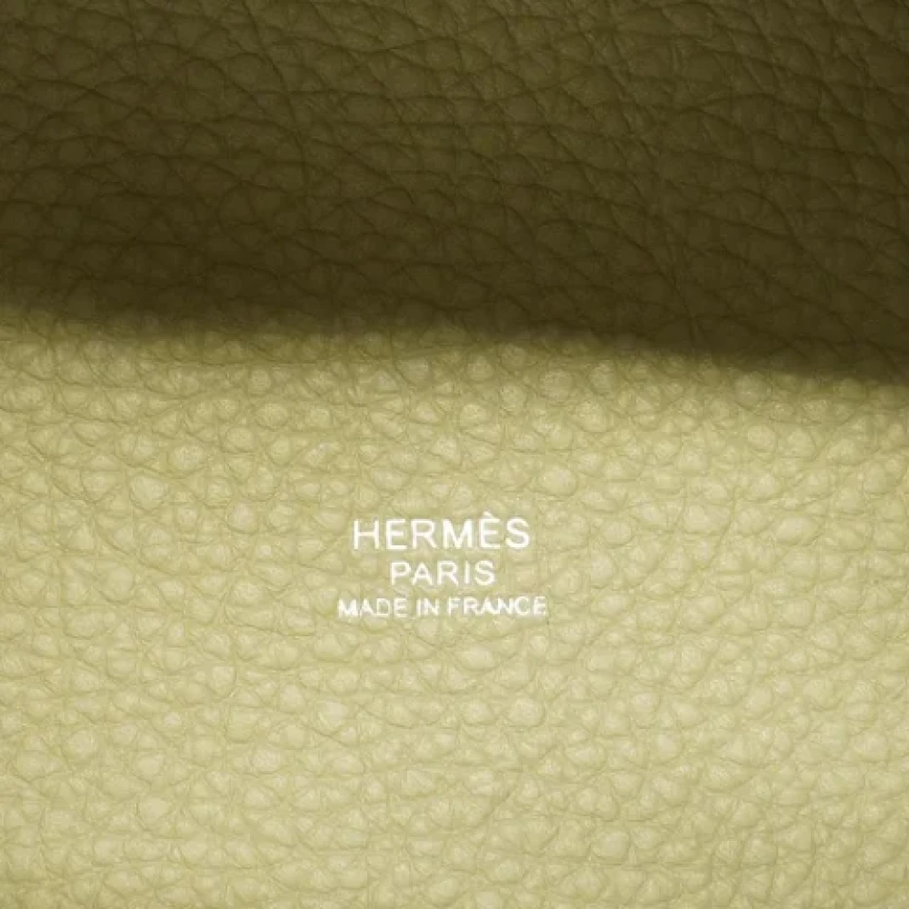 Hermès Vintage Pre-owned Fabric handbags Green Dames