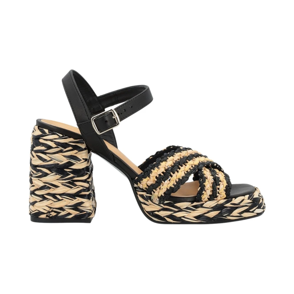 Castañer Women's Raffia Sandal High Heel
