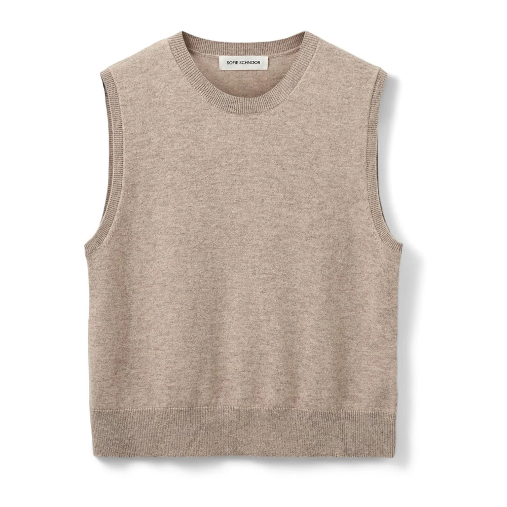 Sofie Schnoor Brown Round-Neck Knitwear - Female - Round-Neck Knitwear - Xs - Knitwear