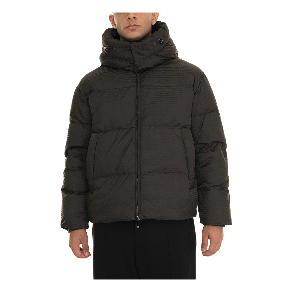 Emporio Armani Warme Winter Donsjas Green Heren