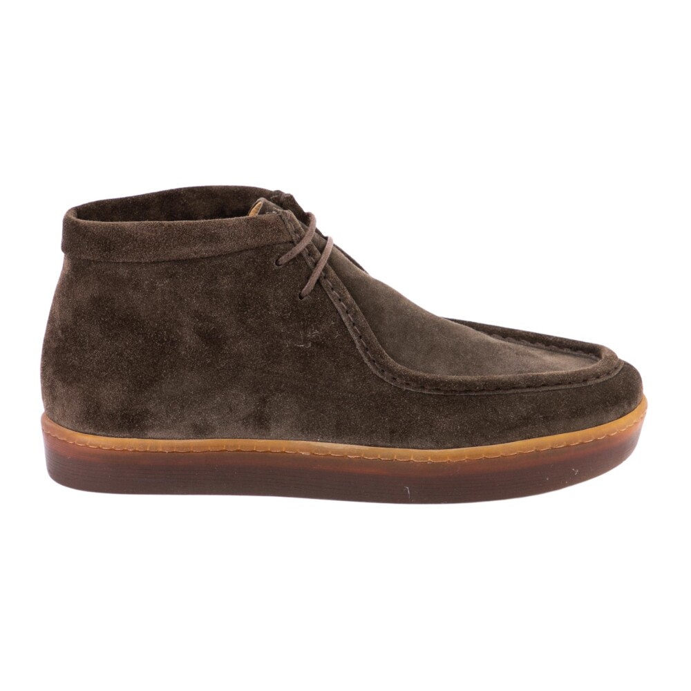 Bruine outlet suede schoenen