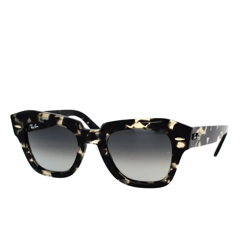 Ray-Ban Square Sunglasses State Street Model - Unisex - Sunglasses - Brown - 49 Mm - Accessories