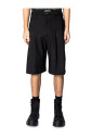 black-wool-double-waisted-bermuda-shorts