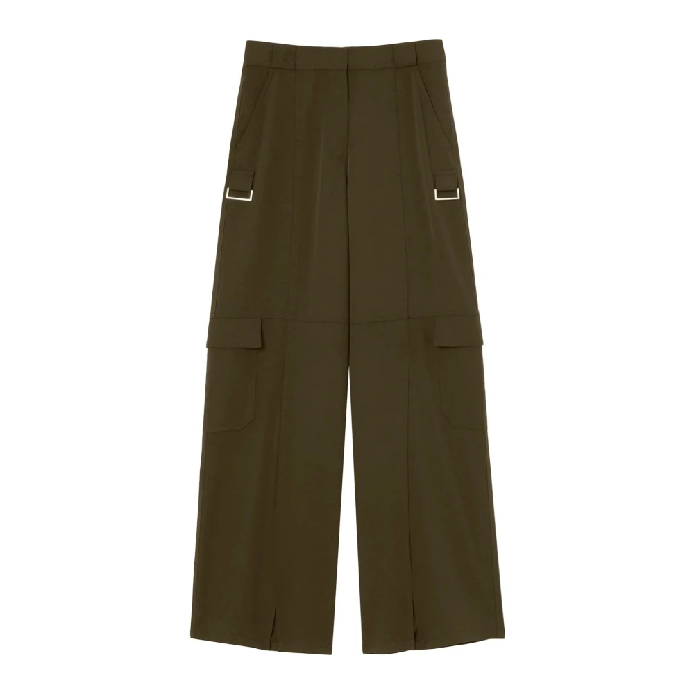 pinko Elegante Slim Fit Broek Green Dames