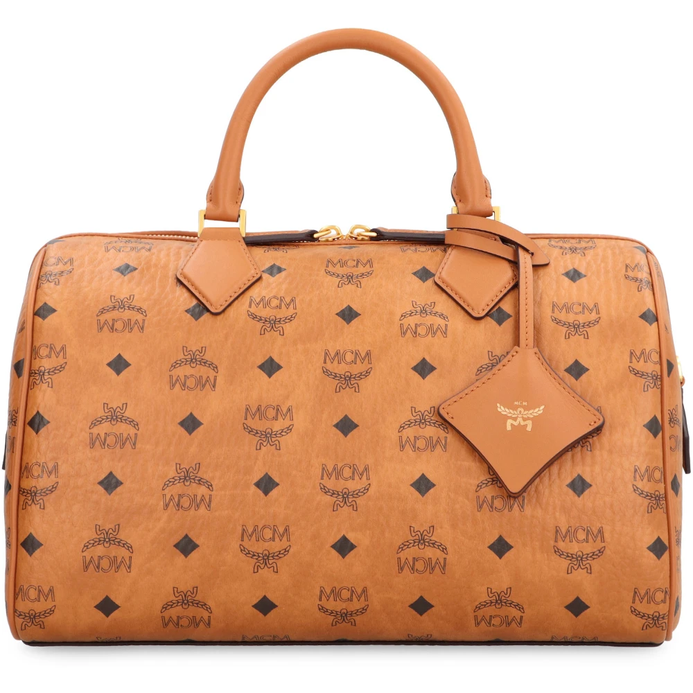 Mcm Women's Brown Handbags, One Size, Boston Ella Handbag