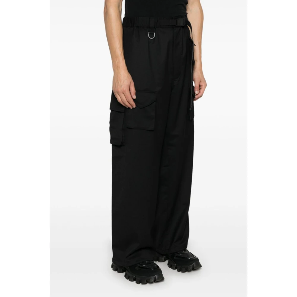 Y-3 Zwarte Cargo Broek Black Heren