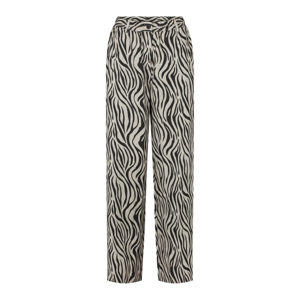 LauRie Wide Trousers Multicolor Dames