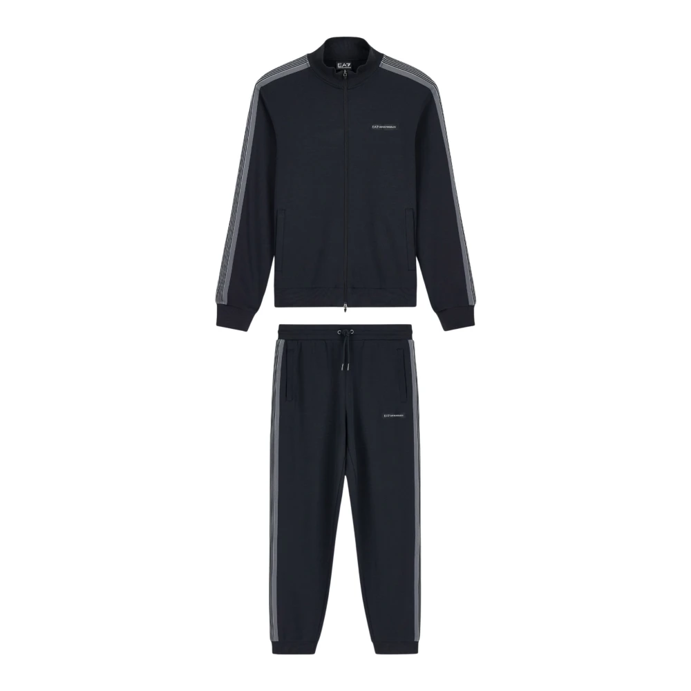 Emporio Armani Ea7 Uomo Blu - Tuta Train Logo Series - Sport - 2XL
