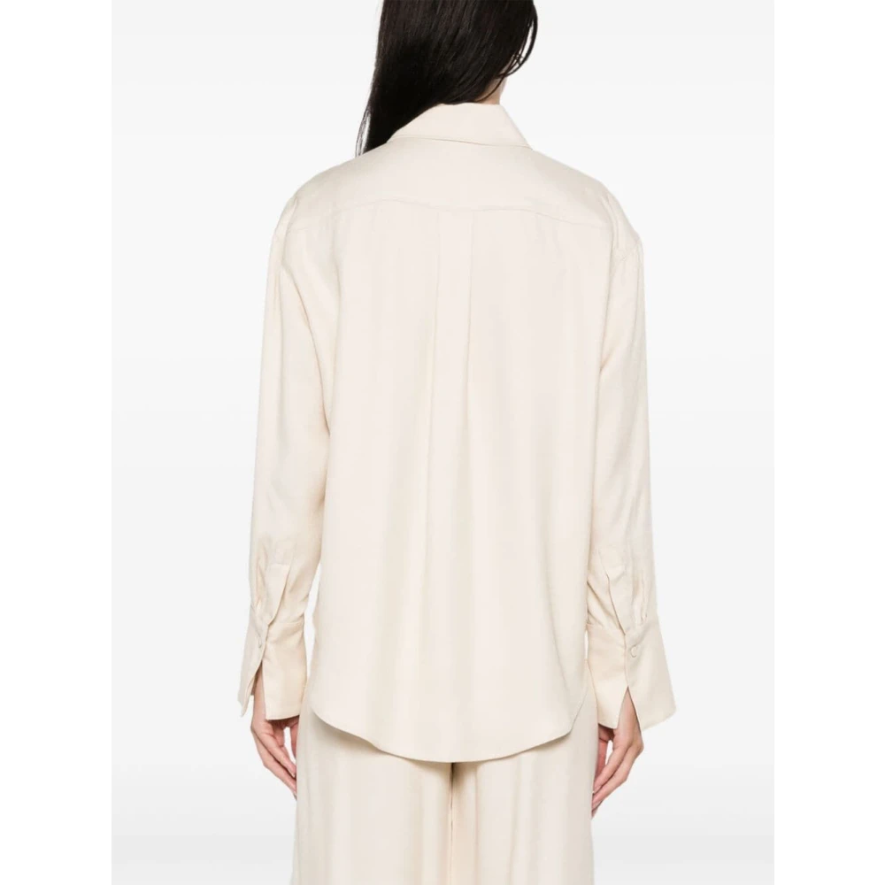 joseph Elegante Felicien Blouse in Haver Beige Dames
