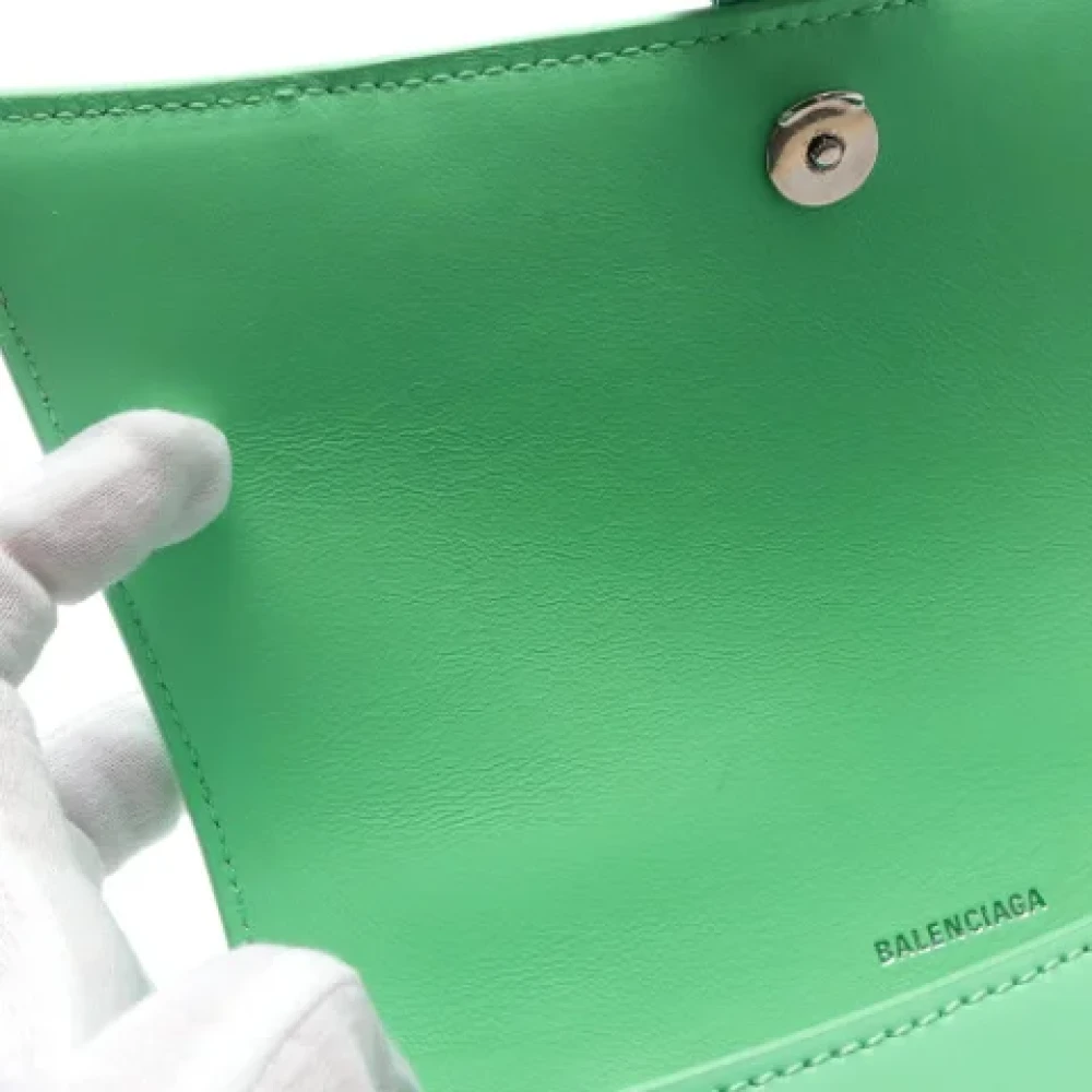 Balenciaga Vintage Pre-owned Leather balenciaga-bags Green Dames